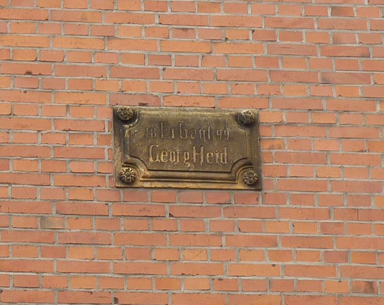 Datei:Restauration Schützenheim Erbauungstafel aa.jpg