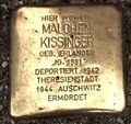 Stolperstein Malchen Kissinger <span class="smw-highlighter" data-type="8" data-state="inline" data-title="Hinweis" title="Urheber: unbekanntLizenz: CC BY-SA 3.0"><span class="smwtticon note"></span><span class="smwttcontent">Urheber: unbekannt<br>Lizenz: CC BY-SA 3.0</span></span>