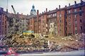 Bauvereinsblock zwischen Kaiserstr. 93/95-105 und Stresemannsplatz beim Abriss 1974/75 <span class="smw-highlighter" data-type="8" data-state="inline" data-title="Hinweis" title="Urheber: Arthur MehrlichLizenz: CC BY-SA 4.0"><span class="smwtticon note"></span><span class="smwttcontent">Urheber: Arthur Mehrlich<br><br>Lizenz: CC BY-SA 4.0</span></span>