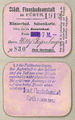 Saisonkarte Flussbad für Männer, 1912. Ausgestellt auf Willy Geyersberger, Städt. Oberassessor, ... <span class="smw-highlighter" data-type="8" data-state="inline" data-title="Hinweis" title="Saisonkarte Flussbad für Männer, 1912. Ausgestellt auf Willy Geyersberger, Städt. Oberassessor, wohnhaft Marienstr. 41Urheber: Städtische Flussbadeanstalt FürthLizenz: CC BY-SA 3.0"><span class="smwtticon note"></span><span class="smwttcontent">Saisonkarte Flussbad für Männer, 1912. Ausgestellt auf Willy Geyersberger, Städt. Oberassessor, wohnhaft Marienstr. 41<br>Urheber: Städtische Flussbadeanstalt Fürth<br><br>Lizenz: CC BY-SA 3.0</span></span>