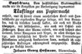 Puppenmacher Johann Georg Hoffmann in der Blumenstraße, Februar 1861 <span class="smw-highlighter" data-type="8" data-state="inline" data-title="Hinweis" title="Lizenz: NoC-NC 1.0"><span class="smwtticon note"></span><span class="smwttcontent">Lizenz: NoC-NC 1.0</span></span>