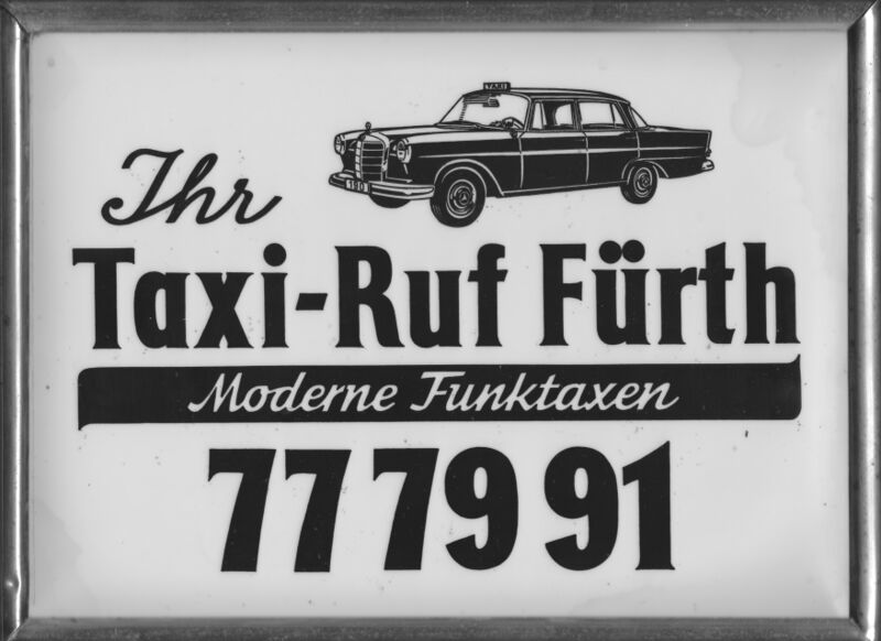 Datei:Taxi-Ruf Fürth.jpeg