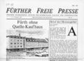 "Fürther Freie Presse" Nr. 5 <span class="smw-highlighter" data-type="8" data-state="inline" data-title="Hinweis" title="Lizenz: CC BY-SA 3.0"><span class="smwtticon note"></span><span class="smwttcontent">Lizenz: CC BY-SA 3.0</span></span>