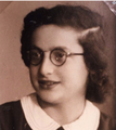 Fanny Koschland <span class="smw-highlighter" data-type="8" data-state="inline" data-title="Hinweis" title="Urheber: unbekanntLizenz: Bildlizenz-YadVashem"><span class="smwtticon note"></span><span class="smwttcontent">Urheber: unbekannt<br>Lizenz: Bildlizenz-YadVashem</span></span>
