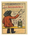 Reklamemarke Fa. J. J. Gerstendörfer