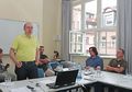 IV. StadtWiki-Tage in Fürth, Juli 2018, im Bild u.a. Arno Grumbeck von Wikimedia Österreich <span class="smw-highlighter" data-type="8" data-state="inline" data-title="Hinweis" title="Urheber: Alexander MayerLizenz: CC BY-SA 3.0"><span class="smwtticon note"></span><span class="smwttcontent">Urheber: <!--LINK'" 0:141--><br><br>Lizenz: CC BY-SA 3.0</span></span>
