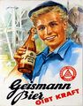 Werbe-Pappschild der Brauerei Geismann für die Biersorte »Urtyp«, 1950er Jahre <span class="smw-highlighter" data-type="8" data-state="inline" data-title="Hinweis" title="Urheber: Kamran SalimiLizenz: CC BY-NC 3.0"><span class="smwtticon note"></span><span class="smwttcontent">Urheber: <!--LINK'" 0:103--><br>Lizenz: CC BY-NC 3.0</span></span>