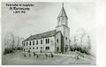 Ansichtskarte mit der Kirche St. Martin an der Hochstraße, ca. 1950 <span class="smw-highlighter" data-type="8" data-state="inline" data-title="Hinweis" title="Urheber: unbekanntLizenz: CC BY-SA 3.0"><span class="smwtticon note"></span><span class="smwttcontent">Urheber: unbekannt<br><br>Lizenz: CC BY-SA 3.0</span></span>