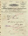 Rechnung der Firma Fritz Zeisler - Kunst- und Handelsgärtnerei für die Schulklasse Vach, 1902 <span class="smw-highlighter" data-type="8" data-state="inline" data-title="Hinweis" title="Urheber: Fritz ZeislerLizenz: CC BY-SA 3.0"><span class="smwtticon note"></span><span class="smwttcontent">Urheber: <!--LINK'" 0:21--><br><br>Lizenz: CC BY-SA 3.0</span></span>