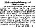 Zeitungsanzeige von Konrad Fideri, August 1851 <span class="smw-highlighter" data-type="8" data-state="inline" data-title="Hinweis" title="Lizenz: NoC-NC 1.0"><span class="smwtticon note"></span><span class="smwttcontent">Lizenz: NoC-NC 1.0</span></span>