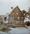 Das Storchenhaus in Stadeln, Datum unbekannt, evtl. um 1935 <span class="smw-highlighter" data-type="8" data-state="inline" data-title="Hinweis" title="Urheber: unbekanntLizenz: CC BY-SA 3.0"><span class="smwtticon note"></span><span class="smwttcontent">Urheber: unbekannt<br><br>Lizenz: CC BY-SA 3.0</span></span>