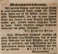 Zeitungsanzeige des Maurermeisters <!--LINK'" 0:29-->, September <!--LINK'" 0:30--> <span class="smw-highlighter" data-type="8" data-state="inline" data-title="Hinweis" title="Lizenz: NoC-NC 1.0"><span class="smwtticon note"></span><span class="smwttcontent">Lizenz: NoC-NC 1.0</span></span>