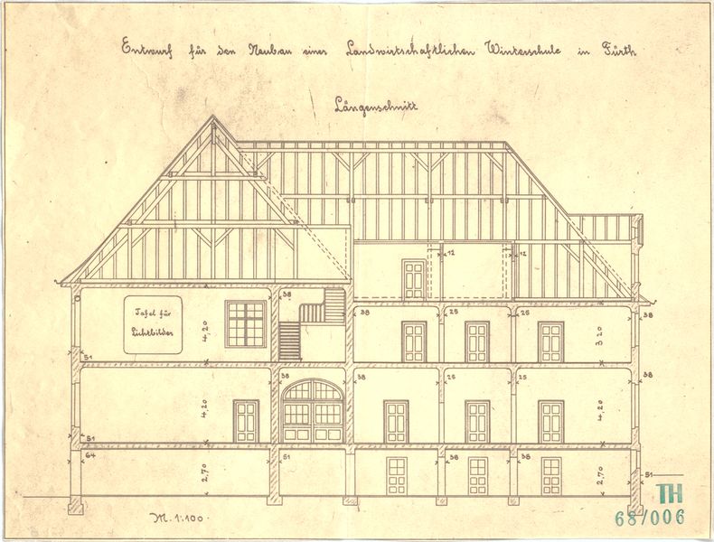 Datei:Landwirtschaftsschule Längsschnitt.jpeg