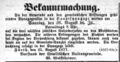 Plätze der Hauptsynagoge, FAZ 23. August 1877 <span class="smw-highlighter" data-type="8" data-state="inline" data-title="Hinweis" title="Urheber: Fürther AbendzeitungLizenz: CC BY-SA 3.0"><span class="smwtticon note"></span><span class="smwttcontent">Urheber: <!--LINK'" 0:89--><br><br>Lizenz: CC BY-SA 3.0</span></span>