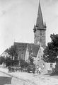 Die Kirche St. Johannis in Burgfarrnbach, ca. 1890 <span class="smw-highlighter" data-type="8" data-state="inline" data-title="Hinweis" title="Urheber: unbekanntLizenz: CC BY-SA 3.0"><span class="smwtticon note"></span><span class="smwttcontent">Urheber: unbekannt<br><br>Lizenz: CC BY-SA 3.0</span></span>