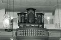 Innenaufnahme der Kirche St. Johannis mit Orgel, ca. 1950 <span class="smw-highlighter" data-type="8" data-state="inline" data-title="Hinweis" title="Urheber: unbekanntLizenz: CC BY-SA 4.0"><span class="smwtticon note"></span><span class="smwttcontent">Urheber: unbekannt<br><br>Lizenz: CC BY-SA 4.0</span></span>