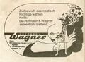Werbung vom Modehaus Hofmann & Wagner vom Oktober 1975 <span class="smw-highlighter" data-type="8" data-state="inline" data-title="Hinweis" title="Urheber: Hofmann &amp; WagnerLizenz: CC BY-SA 3.0"><span class="smwtticon note"></span><span class="smwttcontent">Urheber: Hofmann & Wagner<br><br>Lizenz: CC BY-SA 3.0</span></span>