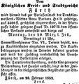 Öffentlicher Verkauf des Hauses 107/II, Februar 1852 <span class="smw-highlighter" data-type="8" data-state="inline" data-title="Hinweis" title="Lizenz: NoC-NC 1.0"><span class="smwtticon note"></span><span class="smwttcontent">Lizenz: NoC-NC 1.0</span></span>
