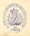 Konfirmationsschein von 1906, Pfarramtsstempel Rückseite <span class="smw-highlighter" data-type="8" data-state="inline" data-title="Hinweis" title="Urheber: Pfarramt der AuferstehungskircheLizenz: CC BY-SA 3.0"><span class="smwtticon note"></span><span class="smwttcontent">Urheber: Pfarramt der Auferstehungskirche<br><br>Lizenz: CC BY-SA 3.0</span></span>