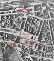 Luftaufnahme der Innenstadt durch die US Aufklärung im März 1945. <span class="smw-highlighter" data-type="8" data-state="inline" data-title="Hinweis" title="Urheber: US ArmeeLizenz: CC BY-SA 3.0"><span class="smwtticon note"></span><span class="smwttcontent">Urheber: US Armee<br><br>Lizenz: CC BY-SA 3.0</span></span>