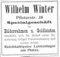 Werbeanzeige Wilhelm Winter, August 1900 <span class="smw-highlighter" data-type="8" data-state="inline" data-title="Hinweis" title="Lizenz: CC BY-NC-SA 4.0"><span class="smwtticon note"></span><span class="smwttcontent">Lizenz: CC BY-NC-SA 4.0</span></span>
