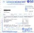 Auftragsbestätigung von 1979 vom <a class="mw-selflink selflink">Autohaus Graf</a>. <span class="smw-highlighter" data-type="8" data-state="inline" data-title="Hinweis" title="Lizenz: CC BY-SA 3.0"><span class="smwtticon note"></span><span class="smwttcontent">Lizenz: CC BY-SA 3.0</span></span>