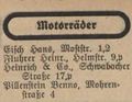 Eintrag der Motorradhändler im Fürther Adressbuch 1931, darunter <!--LINK'" 0:50--> <!--LINK'" 0:51--> <span class="smw-highlighter" data-type="8" data-state="inline" data-title="Hinweis" title="Urheber: Fürther Adressbuch 1931Lizenz: CC BY-SA 3.0"><span class="smwtticon note"></span><span class="smwttcontent">Urheber: Fürther Adressbuch 1931<br><br>Lizenz: CC BY-SA 3.0</span></span>