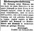 Wohnungsveränderung Kleininger, Mai 1858 <span class="smw-highlighter" data-type="8" data-state="inline" data-title="Hinweis" title="Lizenz: NoC-NC 1.0"><span class="smwtticon note"></span><span class="smwttcontent">Lizenz: NoC-NC 1.0</span></span>