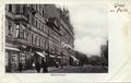 Blick in die ehem. Weinstraße - heute Rudolf-Breitscheid-Straße, ca. 1900 <span class="smw-highlighter" data-type="8" data-state="inline" data-title="Hinweis" title="Urheber: unbekanntLizenz: CC BY-SA 3.0"><span class="smwtticon note"></span><span class="smwttcontent">Urheber: unbekannt<br><br>Lizenz: CC BY-SA 3.0</span></span>