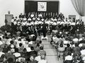 Konzert des Gesangvereins Stadeln in der alten Turnhalle, Leitung Walther Schwarz, 1991 <span class="smw-highlighter" data-type="8" data-state="inline" data-title="Hinweis" title="Lizenz: CC BY-SA 3.0"><span class="smwtticon note"></span><span class="smwttcontent">Lizenz: CC BY-SA 3.0</span></span>