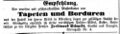 Werbeanzeige für "Tapeten und Borduren", April 1874 <span class="smw-highlighter" data-type="8" data-state="inline" data-title="Hinweis" title="Lizenz: NoC-NC 1.0"><span class="smwtticon note"></span><span class="smwttcontent">Lizenz: NoC-NC 1.0</span></span>