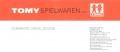 Briefkopf der Tomy Spielwaren GmbH von 1979 <span class="smw-highlighter" data-type="8" data-state="inline" data-title="Hinweis" title="Lizenz: CC BY-SA 3.0"><span class="smwtticon note"></span><span class="smwttcontent">Lizenz: CC BY-SA 3.0</span></span>