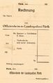 Rechnung aus dem Offiziersheim der Landespolizei Fürth, ca. 1920 <span class="smw-highlighter" data-type="8" data-state="inline" data-title="Hinweis" title="Urheber: unbekanntLizenz: CC BY-SA 4.0"><span class="smwtticon note"></span><span class="smwttcontent">Urheber: unbekannt<br><br>Lizenz: CC BY-SA 4.0</span></span>