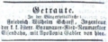 Trauanzeige Friedrich Wilhelm Scharff und Apollonia Gabler, Würzburger Journal vom 1. Juni 1869 <span class="smw-highlighter" data-type="8" data-state="inline" data-title="Hinweis" title="Lizenz: NoC-NC 1.0"><span class="smwtticon note"></span><span class="smwttcontent">Lizenz: NoC-NC 1.0</span></span>