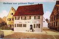 Gasthaus zum goldenen Engel in Vach, etwa 1927 <span class="smw-highlighter" data-type="8" data-state="inline" data-title="Hinweis" title="Lizenz: CC BY-SA 4.0"><span class="smwtticon note"></span><span class="smwttcontent">Lizenz: CC BY-SA 4.0</span></span>