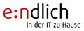 Logo mit Slogan: e:ndlich GmbH & Co. KG <span class="smw-highlighter" data-type="8" data-state="inline" data-title="Hinweis" title="Urheber: E:ndlichLizenz: copyright"><span class="smwtticon note"></span><span class="smwttcontent">Urheber: <!--LINK'" 0:469--><br><br>Lizenz: copyright</span></span>