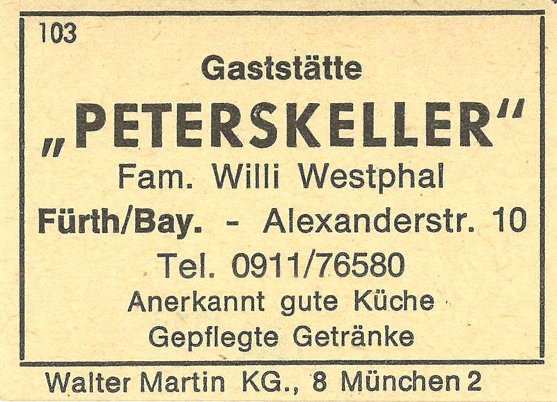 Datei:Werbeetikett Peterskeller.jpg
