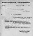 Beileidschreiben Verband Spiegelfabriken zum Tode Louis Bechmanns, 1921 <span class="smw-highlighter" data-type="8" data-state="inline" data-title="Hinweis" title="Urheber: Verband bayerischer SpiegelfabrikenLizenz: CC BY-NC-ND 4.0"><span class="smwtticon note"></span><span class="smwttcontent">Urheber: Verband bayerischer Spiegelfabriken<br><br>Lizenz: CC BY-NC-ND 4.0</span></span>