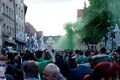 Fans bei der Aufstiegsfeier 2021 der Spielvereinigung in der Gustavstraße im Mai 2021 <span class="smw-highlighter" data-type="8" data-state="inline" data-title="Hinweis" title="Urheber: Kamran SalimiLizenz: CC BY-SA 3.0"><span class="smwtticon note"></span><span class="smwttcontent">Urheber: <!--LINK'" 0:205--><br><br>Lizenz: CC BY-SA 3.0</span></span>