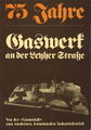 Broschüre <i>75 Jahre Gaswerk an der Leyher Straße</i> - Titelseite <span class="smw-highlighter" data-type="8" data-state="inline" data-title="Hinweis" title="Urheber: StadtwerkeLizenz: Copyright"><span class="smwtticon note"></span><span class="smwttcontent">Urheber: <!--LINK'" 0:240--><br><br>Lizenz: Copyright</span></span>