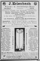 Werbeanzeige Joseph Erlenbach 1884 <span class="smw-highlighter" data-type="8" data-state="inline" data-title="Hinweis" title="Lizenz: CC BY-SA 4.0"><span class="smwtticon note"></span><span class="smwttcontent">Lizenz: CC BY-SA 4.0</span></span>