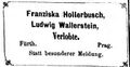 Verlobungsanzeige L. Wallerstein - F. Hollerbusch 1870 <span class="smw-highlighter" data-type="8" data-state="inline" data-title="Hinweis" title="Lizenz: CC BY-SA 3.0"><span class="smwtticon note"></span><span class="smwttcontent">Lizenz: CC BY-SA 3.0</span></span>