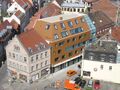 Blick vom Rathausturm auf die Ludwig-Erhard-Straße, im Bild ehem. Wölfel-Café und die neue ... <span class="smw-highlighter" data-type="8" data-state="inline" data-title="Hinweis" title="Blick vom Rathausturm auf die Ludwig-Erhard-Straße, im Bild ehem. Wölfel-Café und die neue Lebenshilfe, 2008Urheber: VidiconLizenz: CC BY-SA 3.0"><span class="smwtticon note"></span><span class="smwttcontent">Blick vom Rathausturm auf die Ludwig-Erhard-Straße, im Bild ehem. Wölfel-Café und die neue Lebenshilfe, 2008<br>Urheber: Vidicon<br><br>Lizenz: CC BY-SA 3.0</span></span>