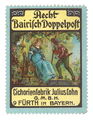 Reklamemarke Cichorienfabrik Julius Cohn. Sammelserie Nr. 9, Dornröschen
