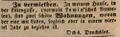 Zeitungsannonce des Drechslers A. L. Ochs, Januar 1847 <span class="smw-highlighter" data-type="8" data-state="inline" data-title="Hinweis" title="Lizenz: NoC-NC 1.0"><span class="smwtticon note"></span><span class="smwttcontent">Lizenz: NoC-NC 1.0</span></span>