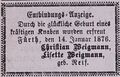 Zeitungsanzeige von <!--LINK'" 0:41-->, Januar 1876 <span class="smw-highlighter" data-type="8" data-state="inline" data-title="Hinweis" title="Lizenz: NoC-NC 1.0"><span class="smwtticon note"></span><span class="smwttcontent">Lizenz: NoC-NC 1.0</span></span>