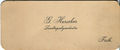 Visitenkarte von Georg Harscher, Fürther SPD-Landtagsabgeordneter von 1907 bis 1911 <span class="smw-highlighter" data-type="8" data-state="inline" data-title="Hinweis" title="Urheber: Georg HarscherLizenz: CC BY-SA 3.0"><span class="smwtticon note"></span><span class="smwttcontent">Urheber: <a class="mw-selflink selflink">Georg Harscher</a><br><br>Lizenz: CC BY-SA 3.0</span></span>