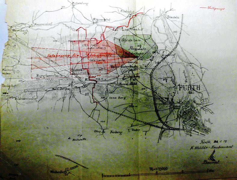 Datei:Atzenhof Flugplatz Plan 1918.JPG