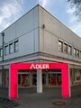 Eingang zum Adler Modemarkt in Poppenreuth, März 2021 <span class="smw-highlighter" data-type="8" data-state="inline" data-title="Hinweis" title="Urheber: Kamran SalimiLizenz: CC BY-SA 3.0"><span class="smwtticon note"></span><span class="smwttcontent">Urheber: <!--LINK'" 0:980--><br><br>Lizenz: CC BY-SA 3.0</span></span>