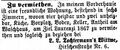 Zeitungsanzeige der Witwe Tochtermann, April 1867 <span class="smw-highlighter" data-type="8" data-state="inline" data-title="Hinweis" title="Lizenz: NoC-NC 1.0"><span class="smwtticon note"></span><span class="smwttcontent">Lizenz: NoC-NC 1.0</span></span>